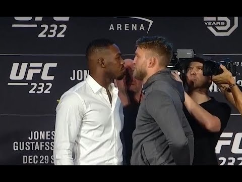 UFC 232: Press Conference Faceoffs