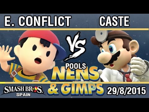 Nens&Gimps - Eternal Conflict (Ness) VS Caste (Dr. Mario) SSB4 Pools