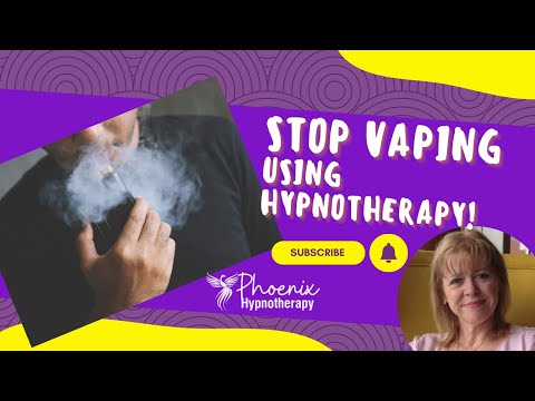 Stop vaping using hypnotherapy