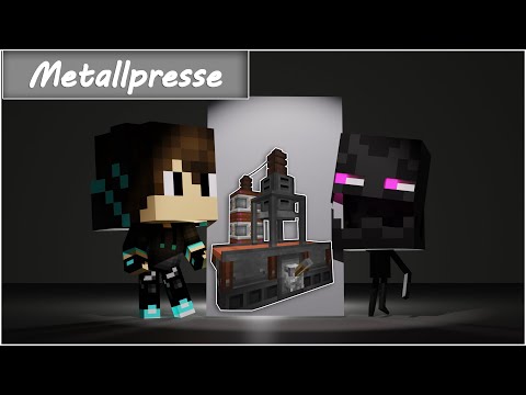 Minecraft Immersive Engineering Metallpresse Tutorial & Showcase [Deutsch] 1.18.2