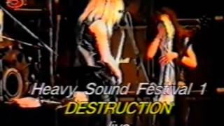 Destruction - Live at Heavy Sound Festival (1988)