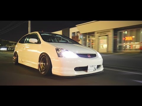 HONDA CIVIC typeR EP3 | TE37 | Abashiri Night Run | 4K