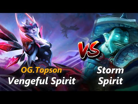 How to Vengeful Spirit mid vs Storm Spirit (feat. Topson) | First 10 minutes