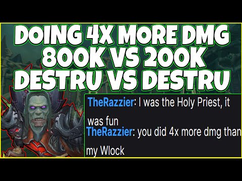 I Did 4x Enemy Damage - Destruction Warlock vs Destruction Warlock - Mirror Match Up - Season 3 PvP