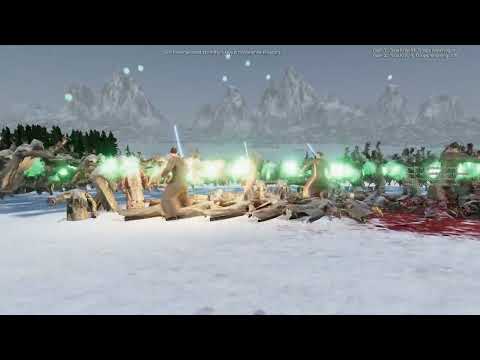 New Units - Ghost Vs Laser Knight - New Viking Winter Map - UEBS2 - Ultimate Epic Battle Simulator 2