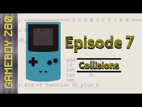 Learning Gameboy Color Z80 - Episode 7 Collisions -23/06/20