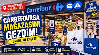 CARREFOURSA GÜNÜ - KIRTASİYE VE OKUL ÜRÜNLERİ GELMİŞ - KISA BİR MAĞAZA