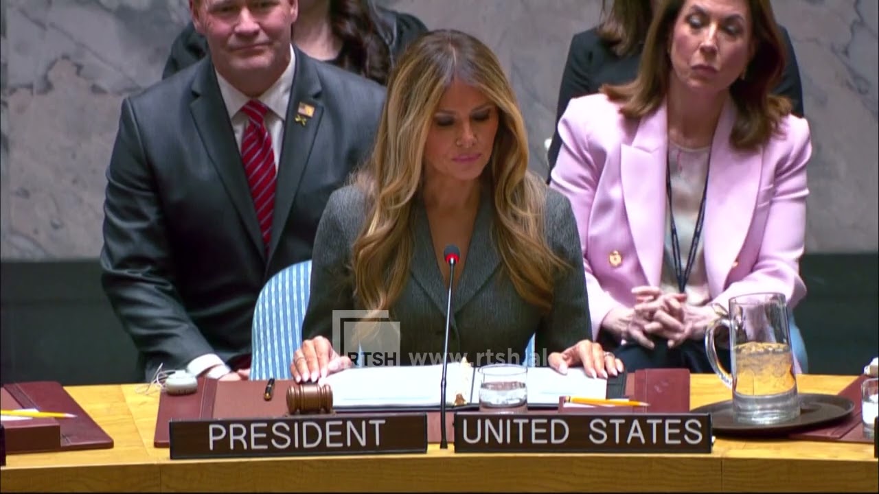 Melania Trump në Këshillin e Sigurimit, e para bashkëshorte e një lideri që drejton një takim të OKB-së