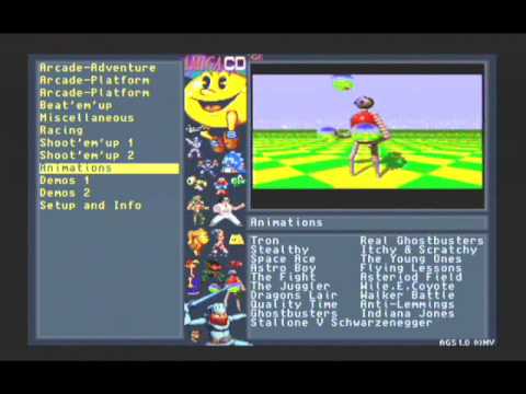 Amiga CD32 preview - 100 Multi-Game Compilation Disc