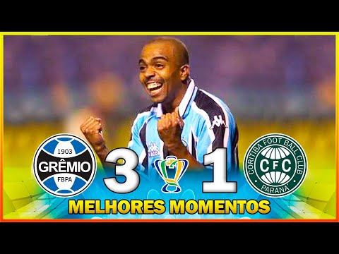 GRÊMIO 3 x 1 CORITIBA ● MELHORES MOMENTOS ● COPA DO BRASIL 2001 ● SEMIFINAL ● JOGO 01