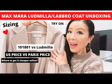 MY DREAM MAX MARA COAT UNBOXING COM PREÇO | Desempacotamento do casaco Max mara, preço, tamanho, prova etc.