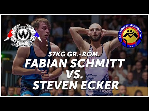 RINGEN - DMM FINALE (Rückkampf)  - 57kg Gr.-röm. - Fabian Schmitt vs. Steven Ecker