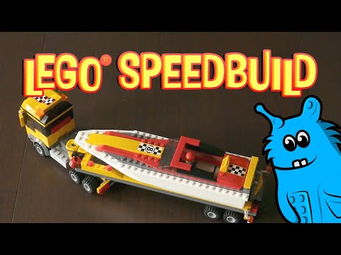 LEGO 4643 Powerboot Transporter Speed Build