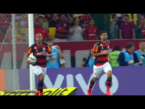 Gol de Eduardo da Silva, Flamengo 2 x 3 Fluminense - Brasileirão 31/05/2015