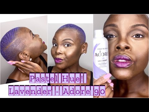 How to PASTEL LAVENDER HAIR | DIY DYE | Adore | Blonde...