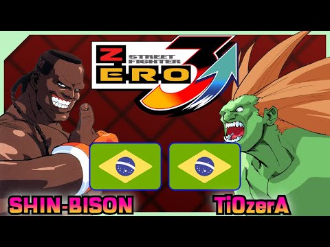 Street Fighter Zero 3 Upper || SHIN-BISON 🇧🇷 VS 🇧🇷 Ti0zerA || FLYCAST FIGHTCADE 2