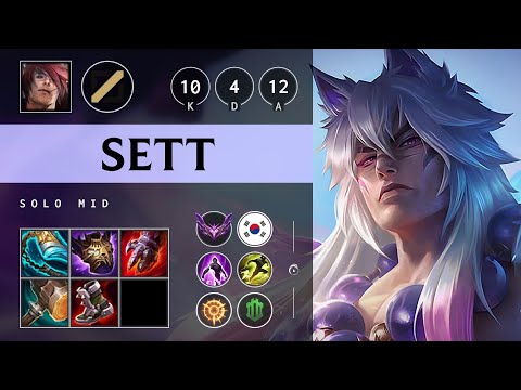 Sett Mid vs Ahri - KR Master Patch 25.20
