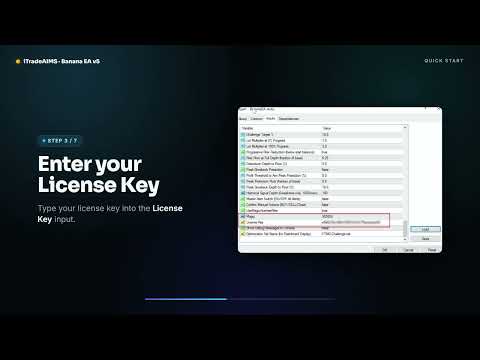 Banana EA Version 5 Quick Start