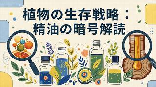 植物の生存戦略：精油の暗号解読　#aromatherapy  #健康 #健康習慣 #植物 #メディカルアロマ