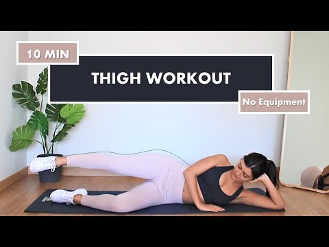 Thigh Workout Lying Down | Inner & Outer Thigh on the Floor | No Equipment