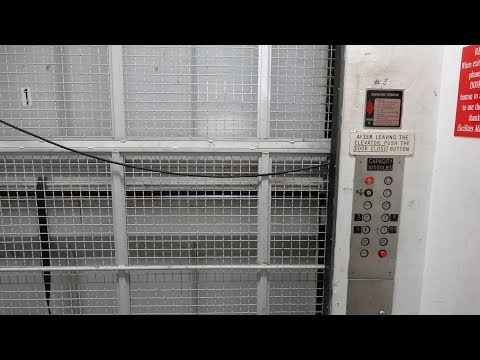 Dover?/Adams Hydraulic Freight Elevator at CompSciEngineering North, UTD in Richardson, TX.