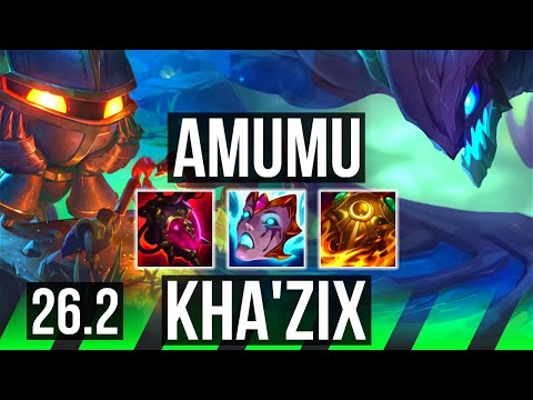 AMUMU vs KHA'ZIX (JGL) | EUW Master | 26.2
