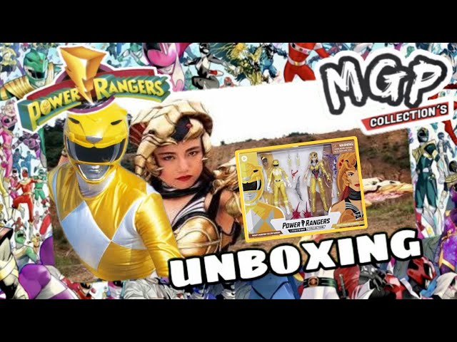 Vídeo relacionado con Power Rangers Aisha Yellow Ranger Morphing - Figura de acción Mighty Morphin con función de transformación, dagas poderosas y tema de Griffin Thunderzord