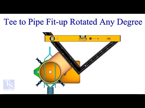 FIT UP AND INSPECTION OF ELBOWS OF ANY DEGREE WITH TWO RIGHT ANGLES