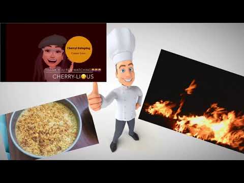 Cherry Licous - Simple Cassava Cake Recipe w/Moringga Leaves , my own version|Healthy