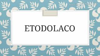 Etodolaco