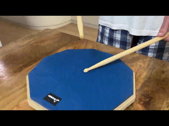 Vídeo relacionado con Tosnail Almohadilla silenciosa de práctica de batería de 12 pulgadas con 2 pares de baquetas y bolsa de almacenamiento