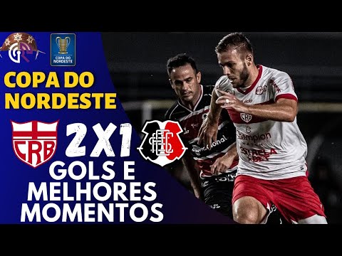 MELHORES MOMENTOS CRB 2 X 1 SANTA | COPA DO NORDESTE 2023
