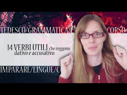 [IT] Easy German #14 | Verbs that take the dative and accusative cases