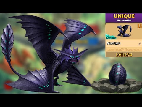 Dimflight Max Level 134 Titan Mode - Unique Stormcutter - Dragons:Rise of Berk