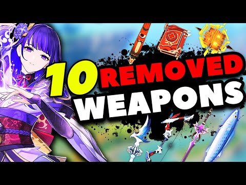 10 RARE and UNATTAINABLE Weapons in Genshin Impact