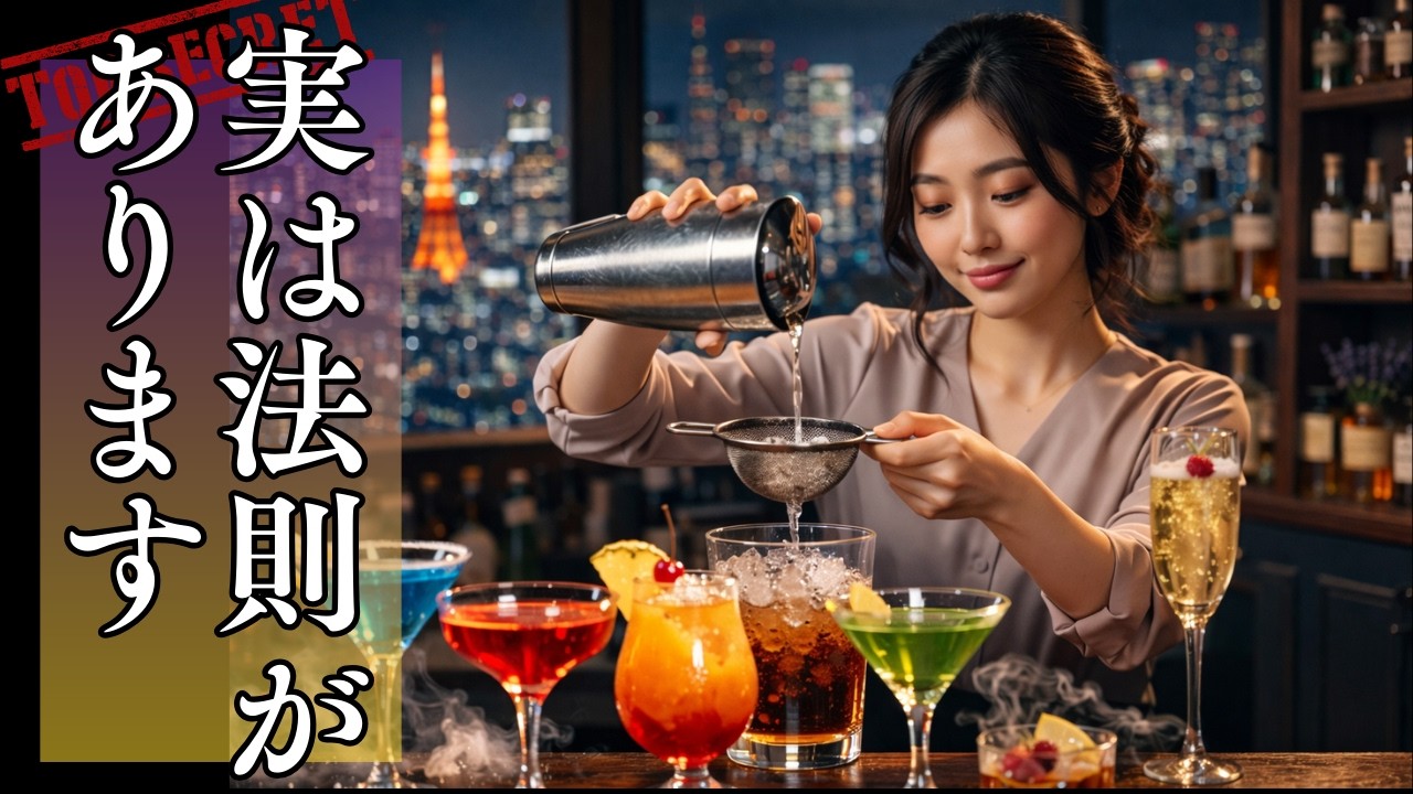 プロはこうやってカクテルを作ります【オリジナルカクテルの法則】