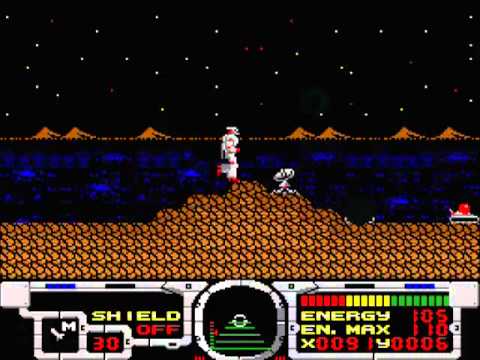 Fire Hawk - Thexder II 1989Game  MSX2 Disc Gameplay video Snapshot
