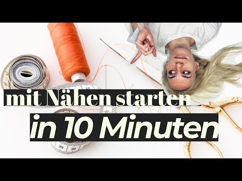 Learn to sew for absolute beginners in 10 minutes - the most important basics you need to know