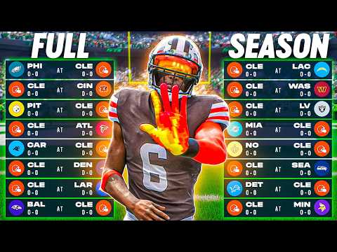 Playing a Full Season of Madden 26 Superstar Mode!