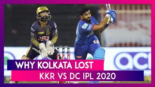 Delhi vs Kolkata IPL 2020: 3 Reasons Why Kolkata Lost to Delhi | Stat Highlights