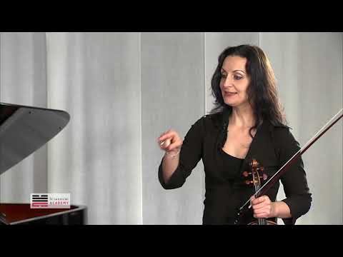 BACH VIOLIN MASTERCLASS PARTITA NO. 3 PRELUDE - VIRGINIE ROBILLIARD