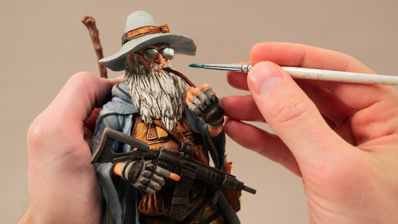 I made Gandalf into Gun-dalf, Tactical Wizard