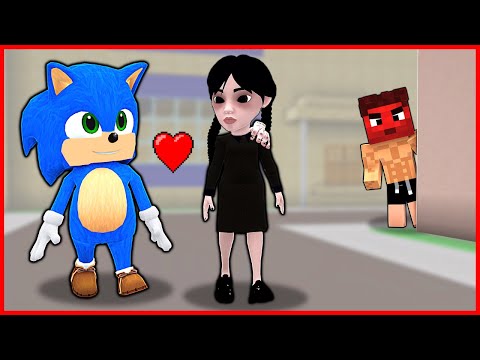 Wednesday's Shocking Sonic Romance in Minecraft!