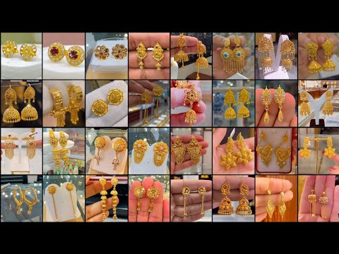 150+latest Bridal Gold Earrings designs /Most beautiful Gold Earrings designs /New Earrings Design