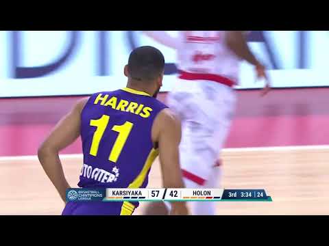 C J  Harris 21 points Highlights vs  Pinar Karsiyaka
