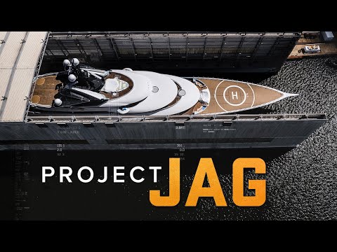 Watch the launch of the 400' (122m) Lurssen Project JAG!
