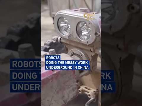 Robots doing the messy work underground in China #CoolChina