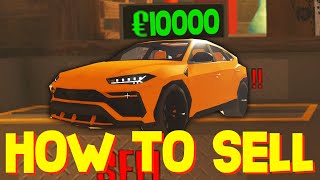 HOW TO SELL YOUR CAR in A DUSTY TRIP! ROBLOX