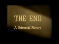 The End A Universal Picture 1940 Remake