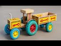 How To Make Matchbox Tractor Trolley Diy Toy Mini Tractor Trolley Toy Project